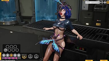 [Fallen Doll Operation Lovecraft v0.22] Mi-Go nymph's deepthroat blowjob
