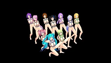 3D MMD - One Two Three - Bondage Dance