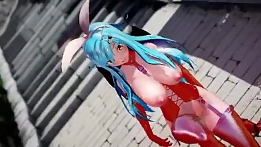 [MMD] R-18 Succubus anal tail
