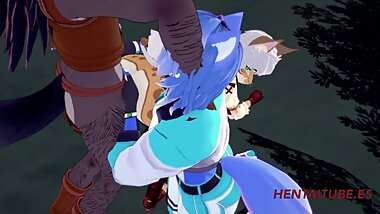 Furry Yiff Hentai - Orgy Furry in the Park