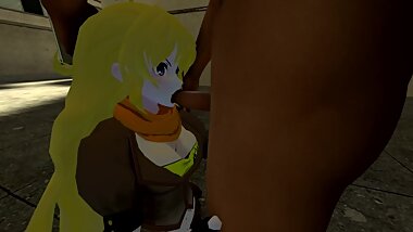 RWBY Yang Xiao Long 3D porn