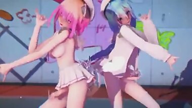 [MMD] R-18 Insects fuck Futas
