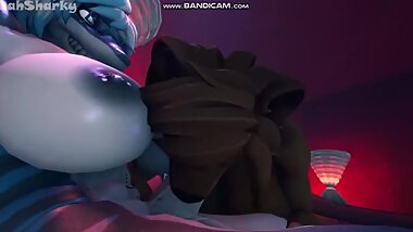 shark dickgirl oral