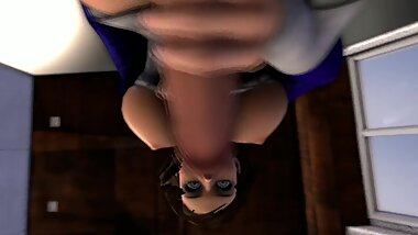 Futa Elizabeth fucking you mouth and cum on your face (By movealongmate)