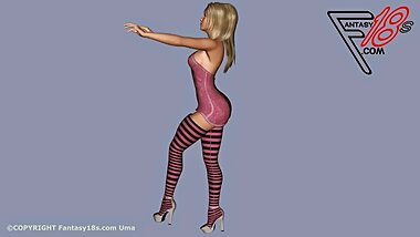 Uma 18 Year Old 3D Teen Female Galleries At www.Fantasy18s.com