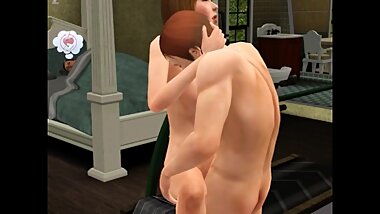 Fucked mistress while wife sees a dream in bed