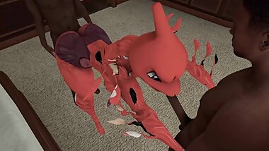 Even Pokemon get Blacked - Chubby Female Charmeleon