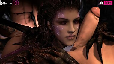 3D PORN StarCraft + Futanari