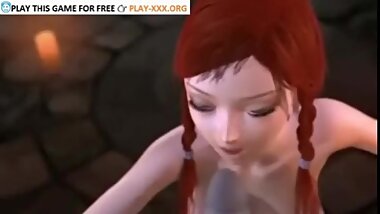 ANIMATED 3D BLOWJOB