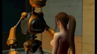 Girl fucking Robot Dbot3D.com