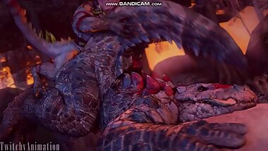 kroxigor scalie anal sex