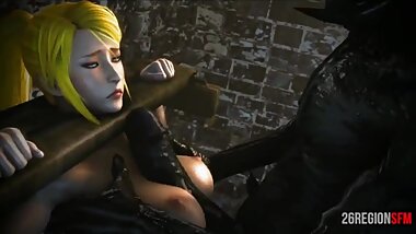 black rough demon sex