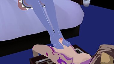 Bowsette Footjob 3DCG