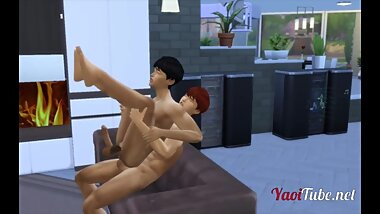 BTS Parody Yaoi - Jimin x Joongi Handjob, Blowjob, Anal With Cum Inside - BT21