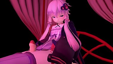[HENTAI 3D] VOCALOID Yuzuki Yukari Thighjob