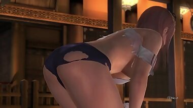 Dead or alive 5 Honoka wardrobe malfunction ass exposure after the fight !