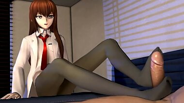 SFM Steins;Gate Kurisu footjob loop (by esk-0)