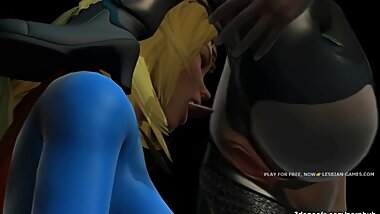 COSPLAY LESBIAN 3D FUCK ON ROOFTOP