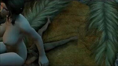 All The Way - Dark Elf Vampire sexes Wood elf and shrinks/unbirths him