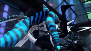 Cyberpunk Shark Yiff (M/F) WASTEFUL