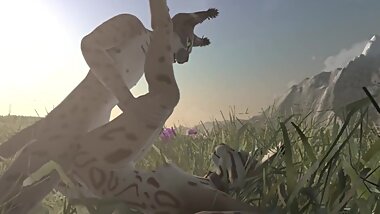 Hunt and snare trailer! Furry porn video game