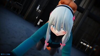 (MMD) Sagiri Izumi Hentai