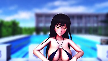 Kotegawa Saimi - Harenchi Mizugi Hen Omake (To Love Ru MMD 3D)