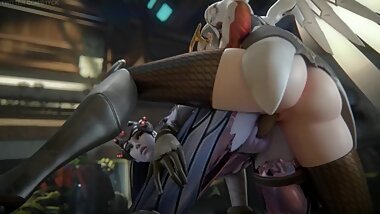 Overwatch Mercy & Widowmaker #1