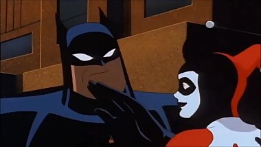 HARLEY QUINN BLOWJOB BATMAN - sucking DC batman penis & swallowing cum cartoon, Quinn BLOWJOBS Queen