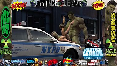 HULK...The Justice League X-Rated 3D