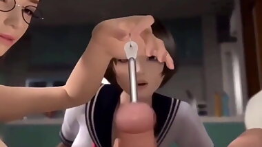 Urethral Sounding 3D hentai