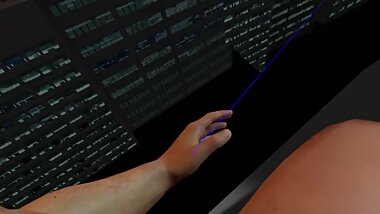 Having fun with monster cock in Virt-A-Mate (VaM)