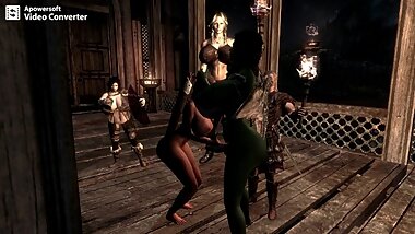 Skyrim -Guard Drinks Straight From The Tap -And Get's A Surprise!