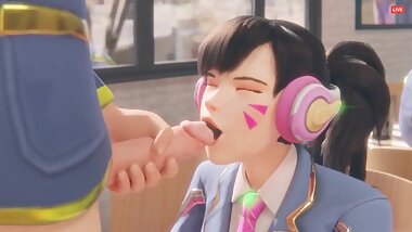 D.Va popsicle prank (Lvl3Toaster)
