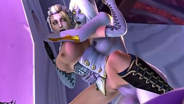 jaina proudmoore + lightforged futa draenei sex