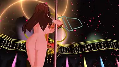 [3D MMD FUTANARI] - Pole Dancer