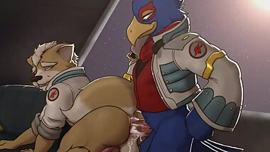 Falco yiff Fox Mccloud starfox furry