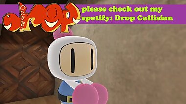 bomberman from Nintendo with Alexis Crystal over the song fake love