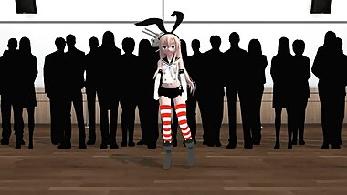 [MMD] R-18 Shimakaze - Umbrella