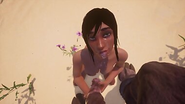 BLOWJOB PORN CLIP - 3D ANIMATION WILD LIFE GAME THIRSTY GIRL