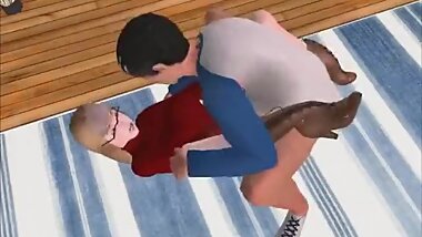 Glasses blowjob slut