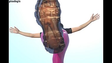 Something in my shoe ( giantess animation )