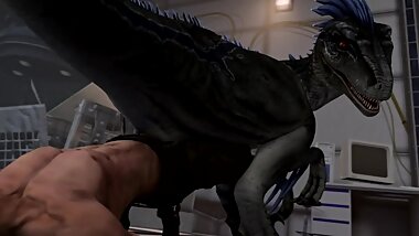 Girl Raptor fucked - sound warning :O