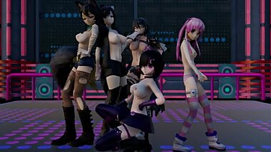 mmd hello kitty topless
