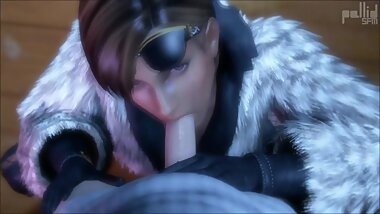 DOA Lisa Hamilton blowjob compilation