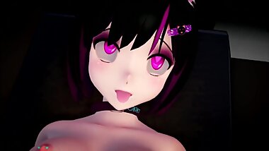 [MMD R-18] Teen Kaat is Horny