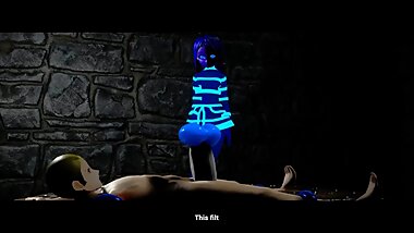 Cum Extraction by a Water Elemental (Monster Girl)