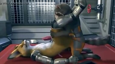Rocket Raccoon and Fox Yiff