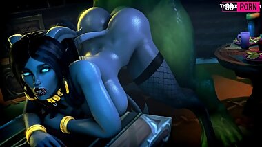 3D PORN Whore Draenei X'sara World of Warcraft Slut