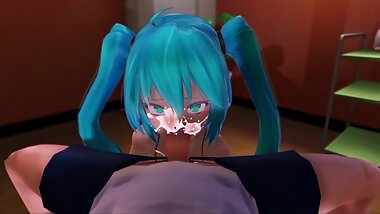 Miku Hatsune. (Lil Cum Slut)